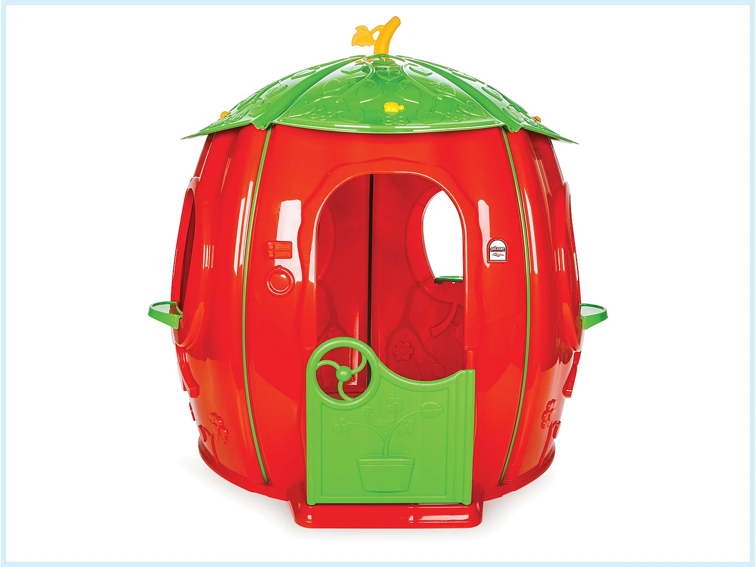 Caseta infantil de plástico con forma de fresa STRAWBERRY HOUSE