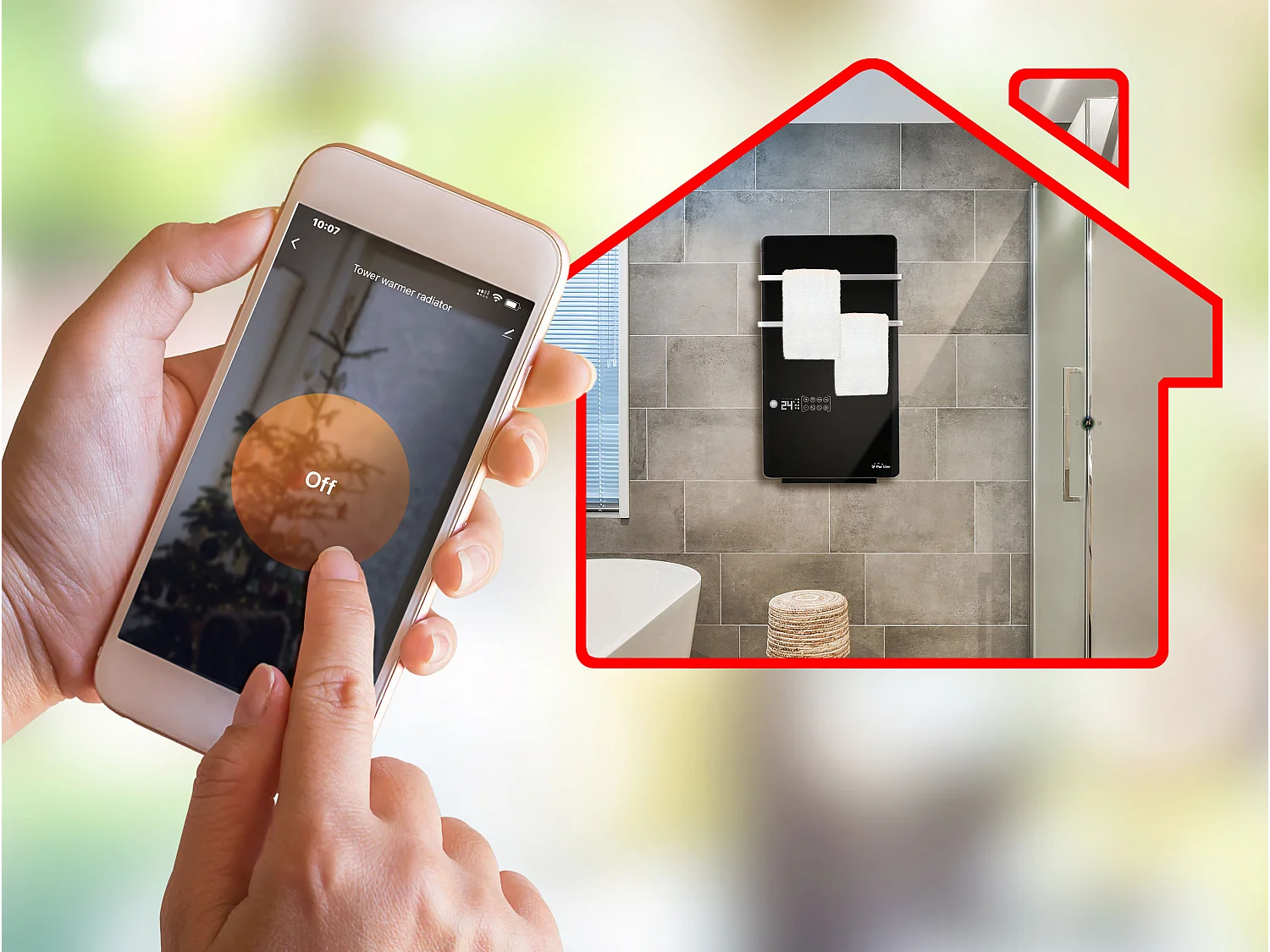 Handtuchwärmer ZAFIR V2000T B