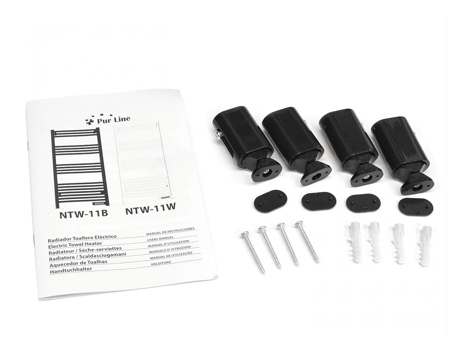 Sèche-serviettes avec minuterie 500W