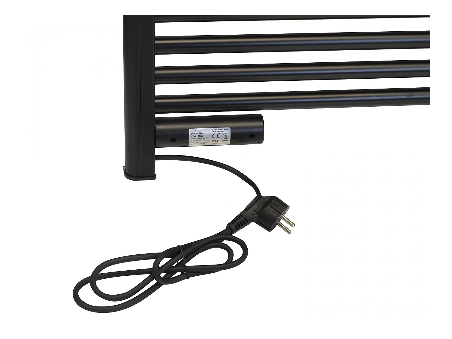 Sèche-serviettes avec minuterie 500W