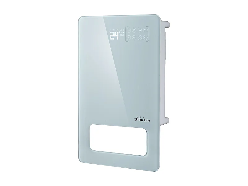 Toallero Calefactor Eléctrico 2000W bajo consumo cristal templado y display LED