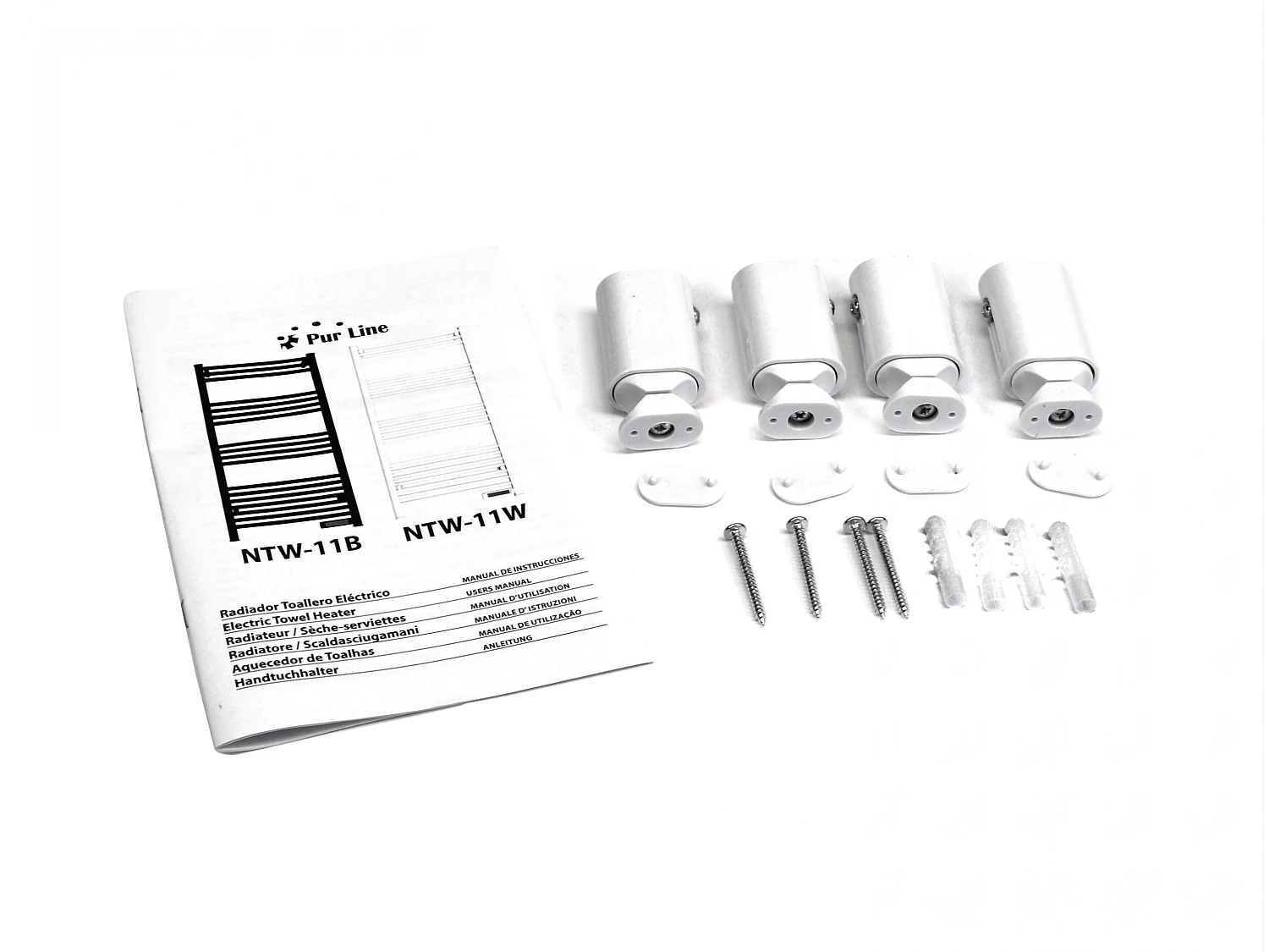 Sèche-serviettes avec minuterie 500W