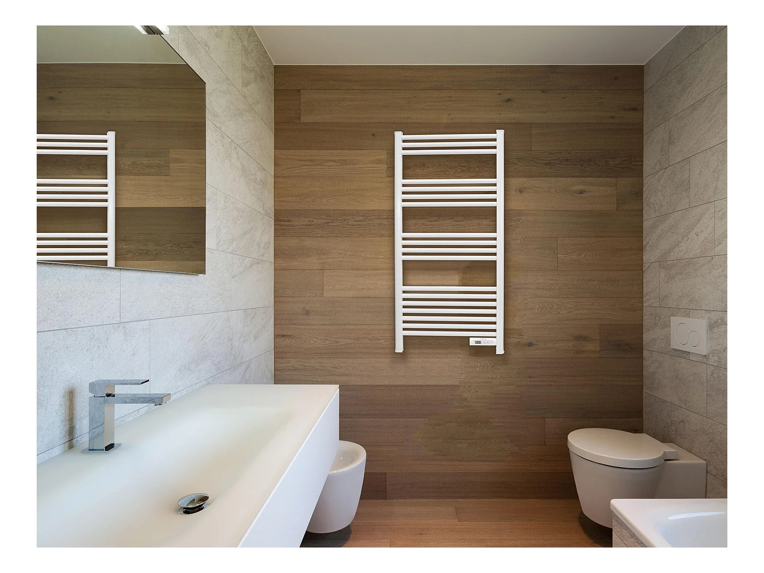 500 W aluminium handdoekhouder met timer