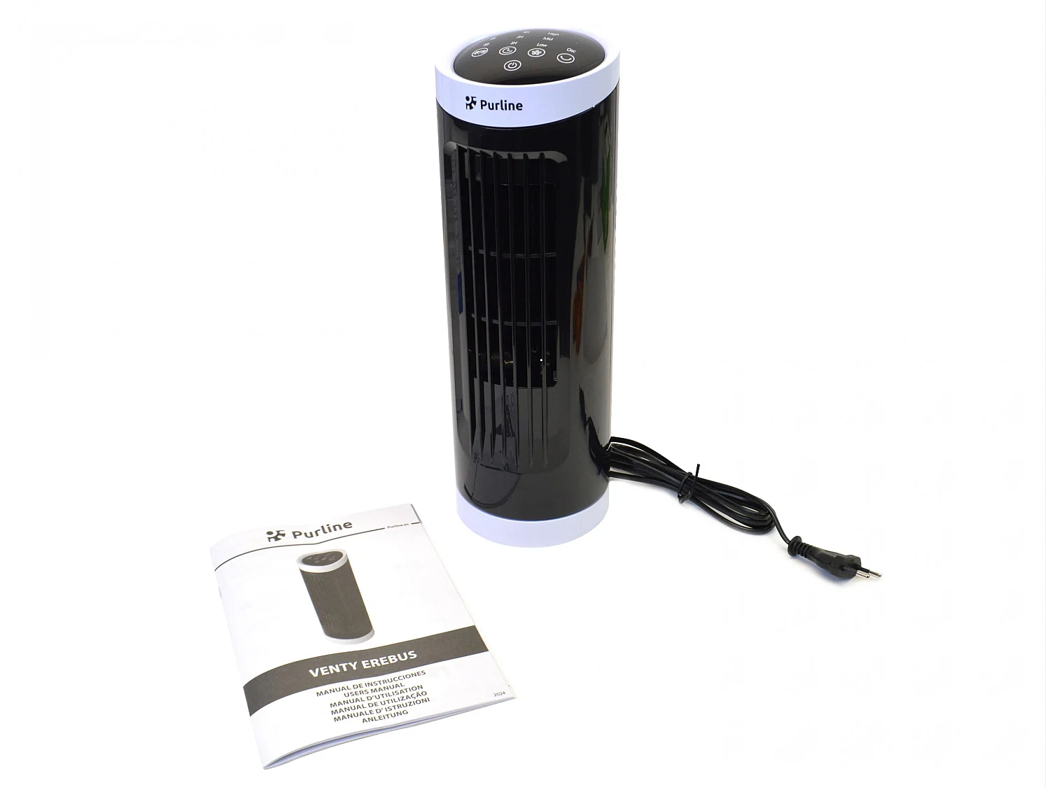 Compacte tafelmodel torenventilator