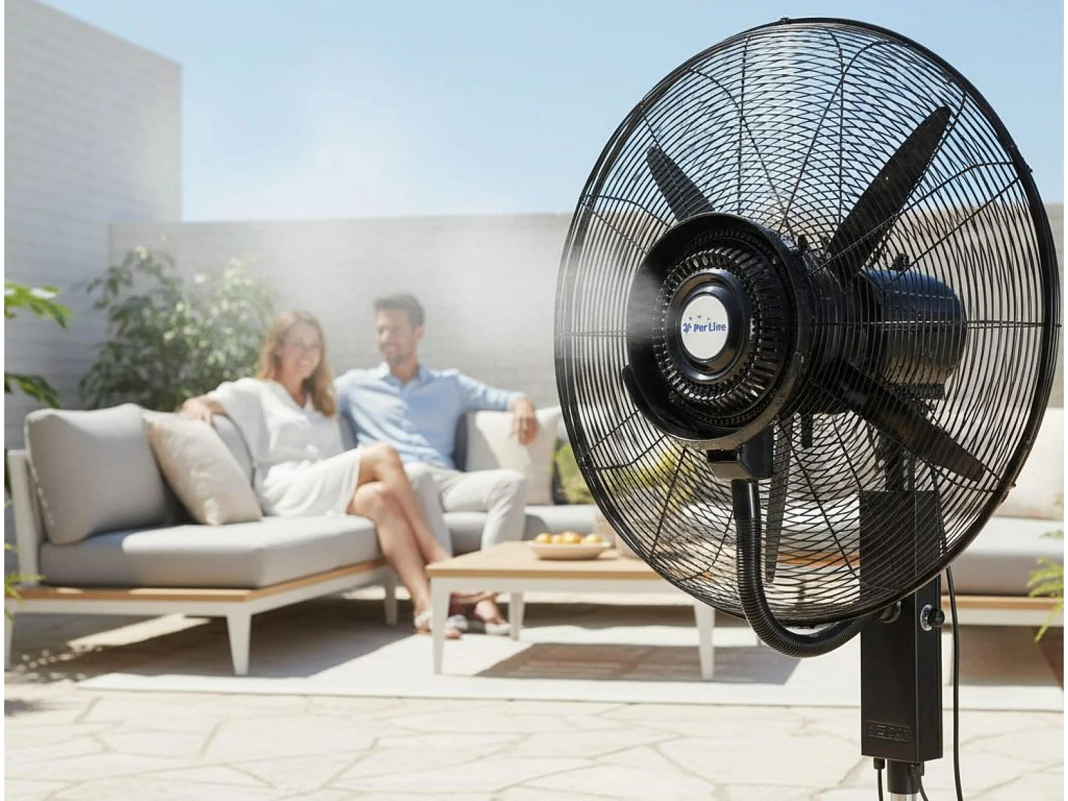 Ventilateur brumisateur à haut débit et réservoir de 49 L