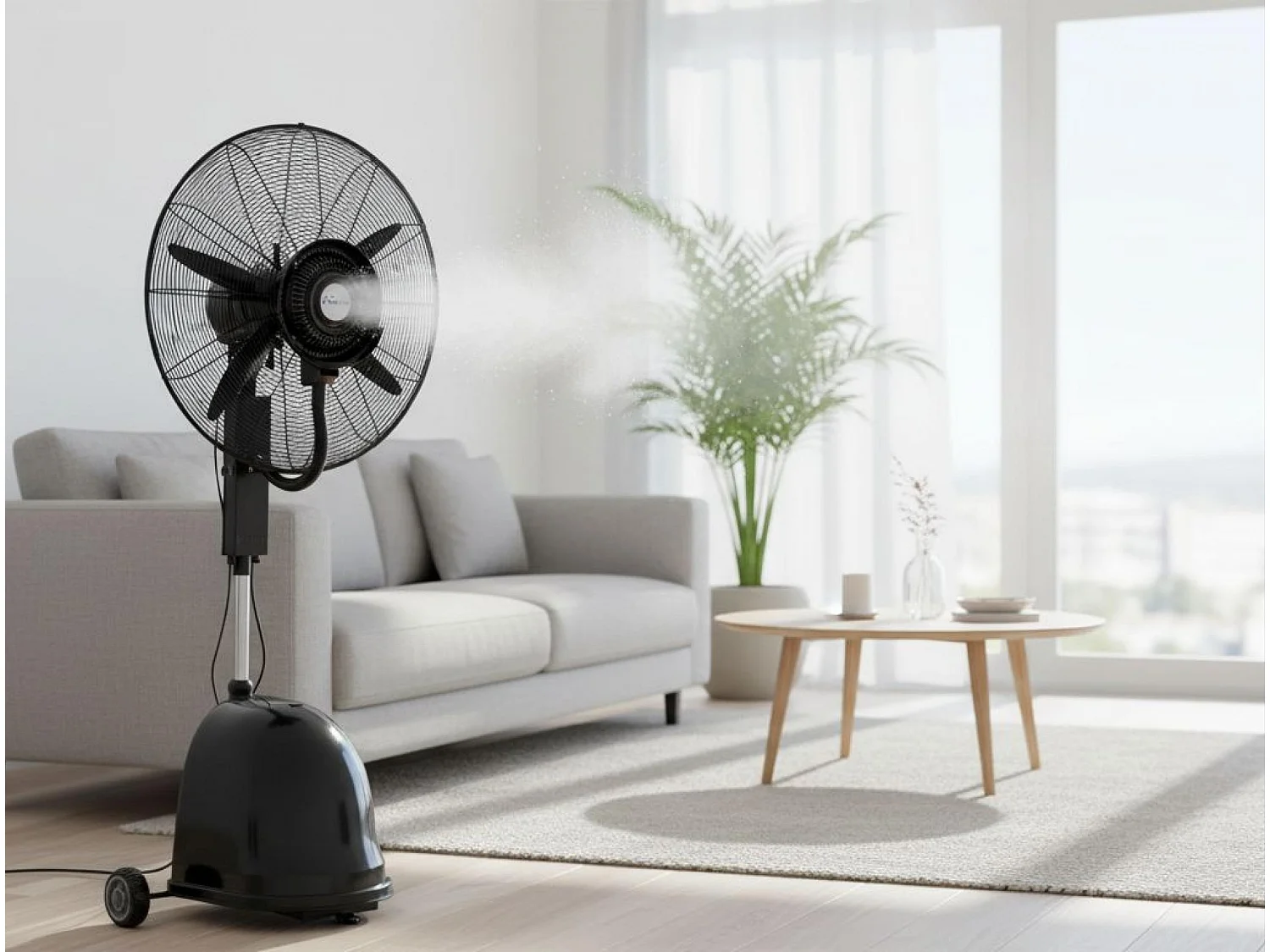 Ventilateur brumisateur à haut débit et réservoir de 49 L