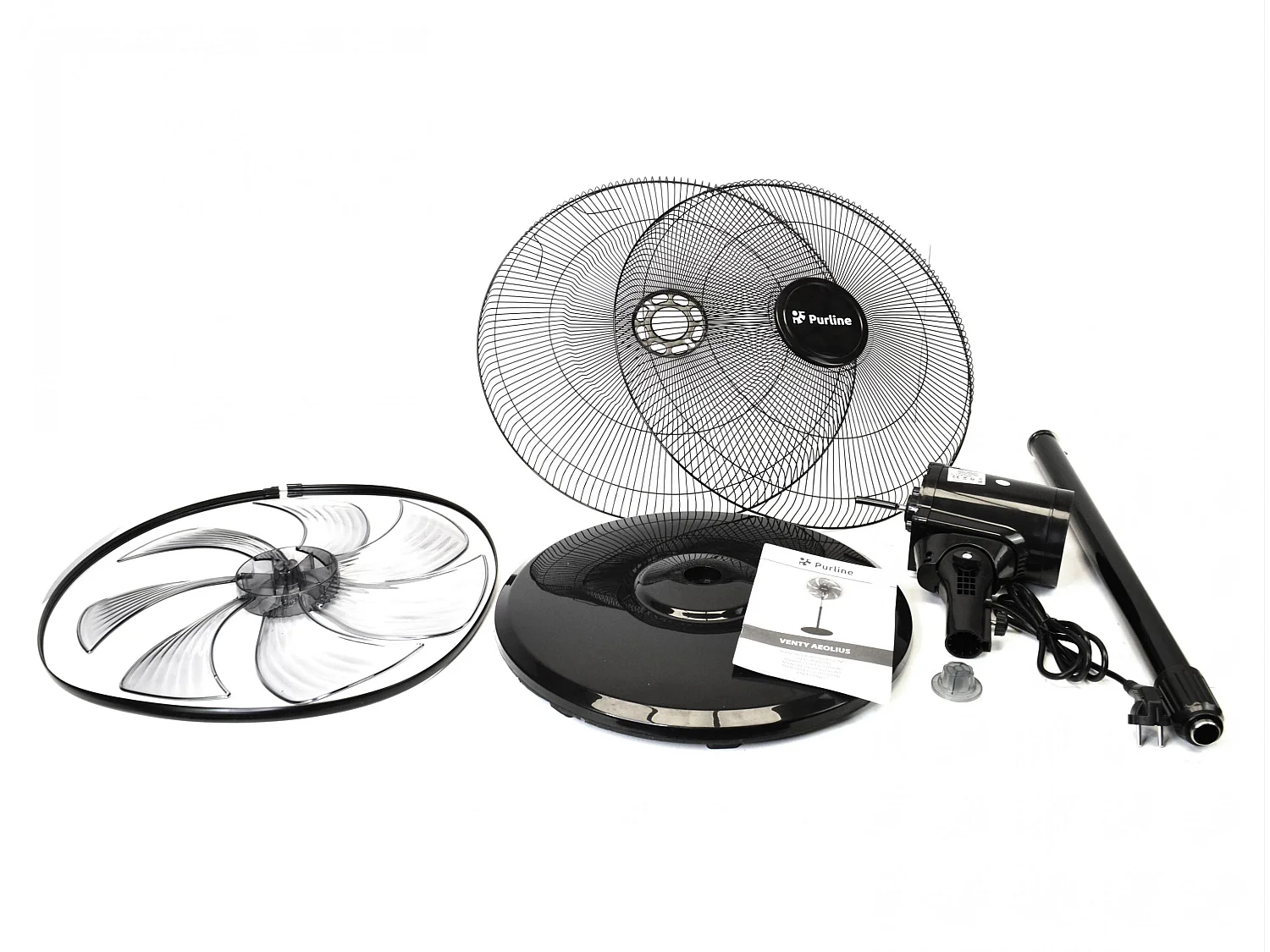 Ventilateur de sol industriel 100W avec 7 pales