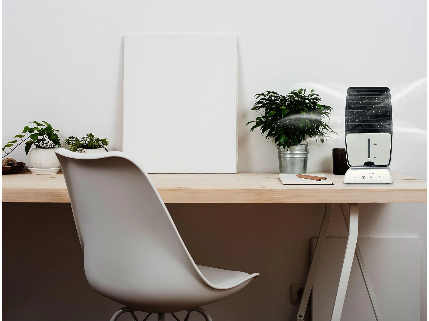 Ventilateur brumisateur de table avec 3 vitesses