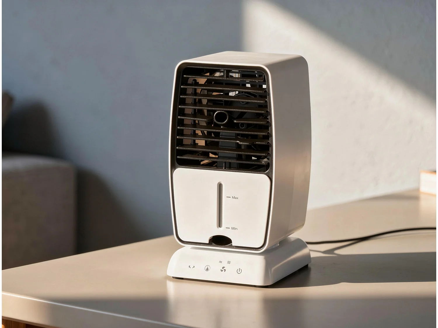 Ventilateur brumisateur de table avec 3 vitesses