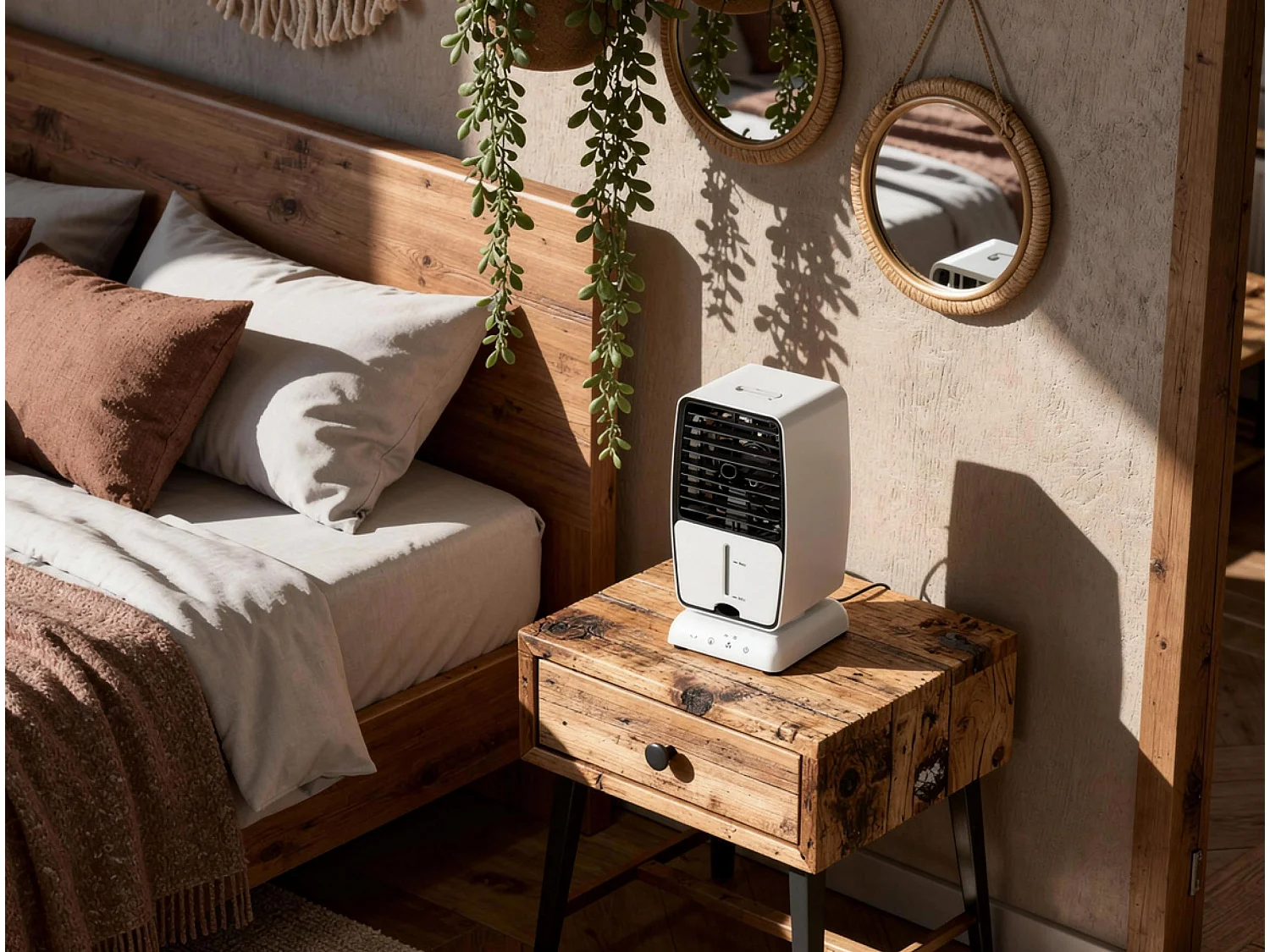 Ventilateur brumisateur de table avec 3 vitesses