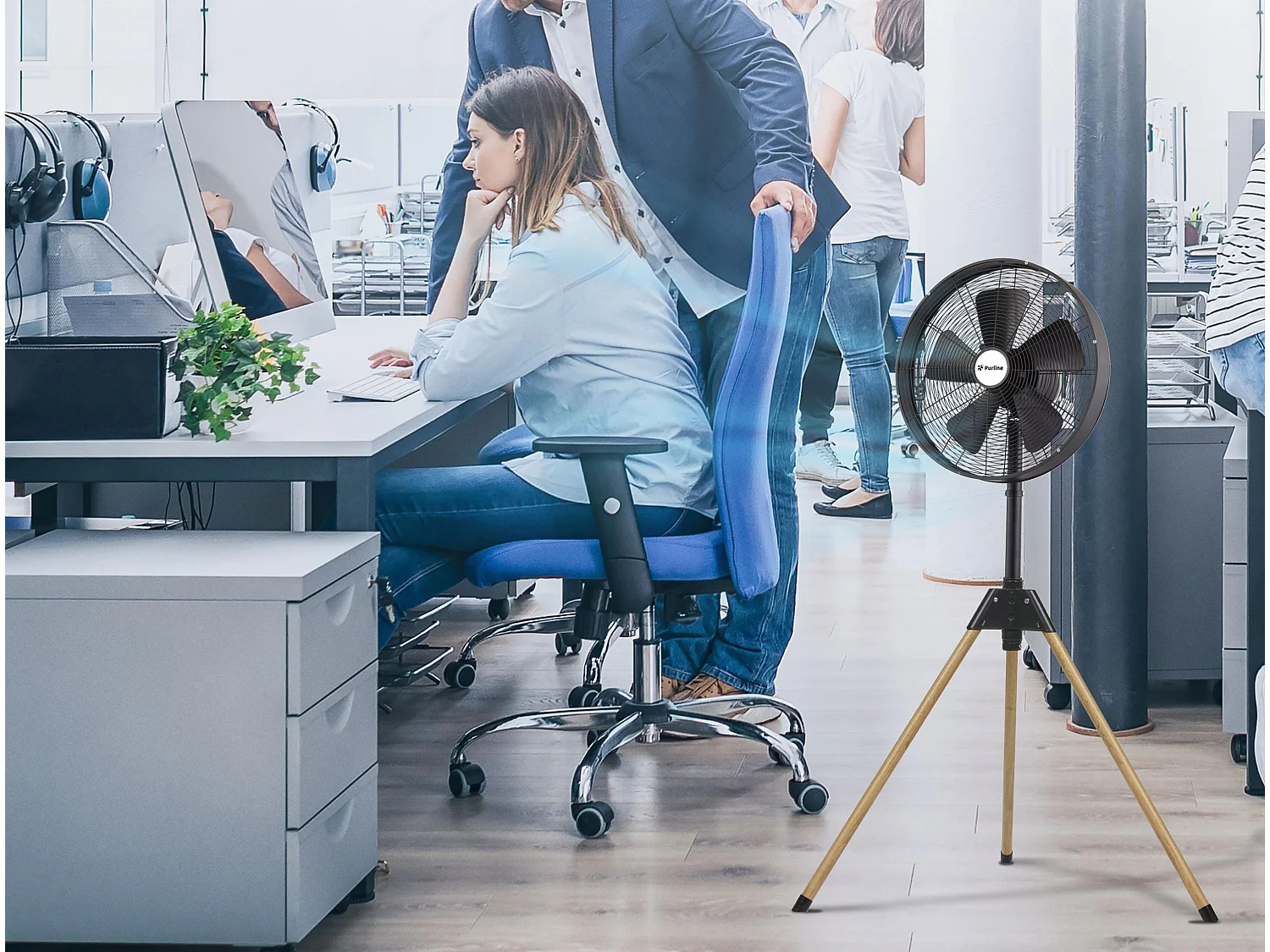 Esclusivo ventilatore vintage a cavalletto