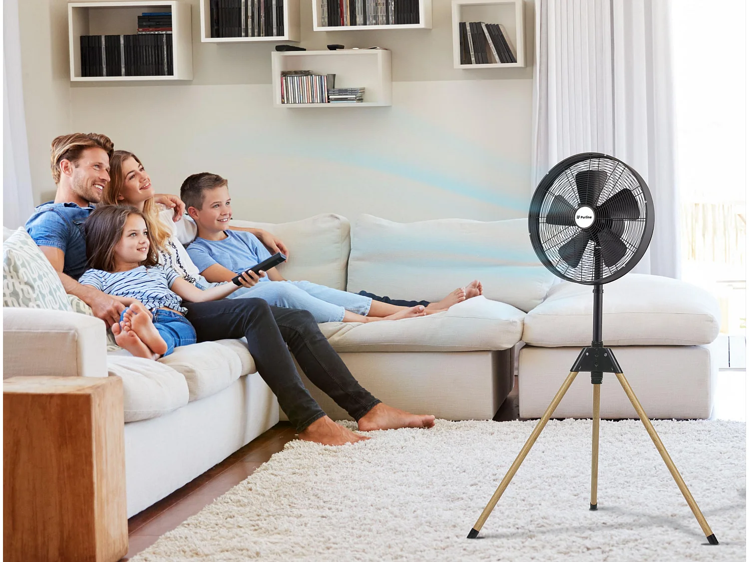 Ventilateur sur trépied vintage exclusif