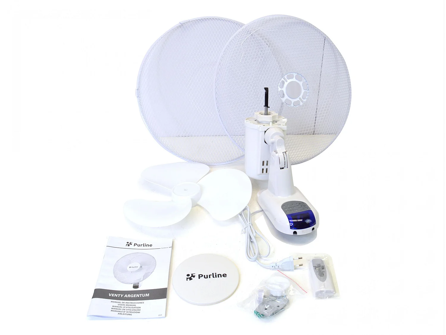 Ventilateur mural numérique avec commande