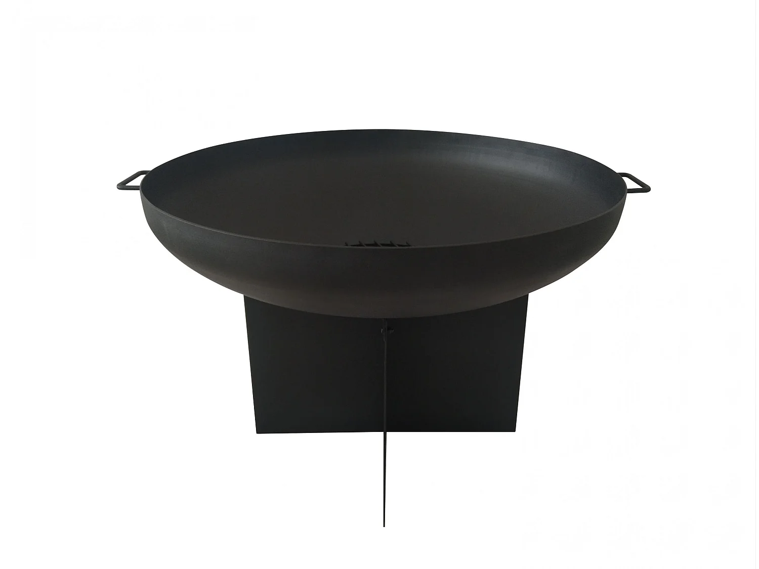 Braseiro circular de exterior em aço