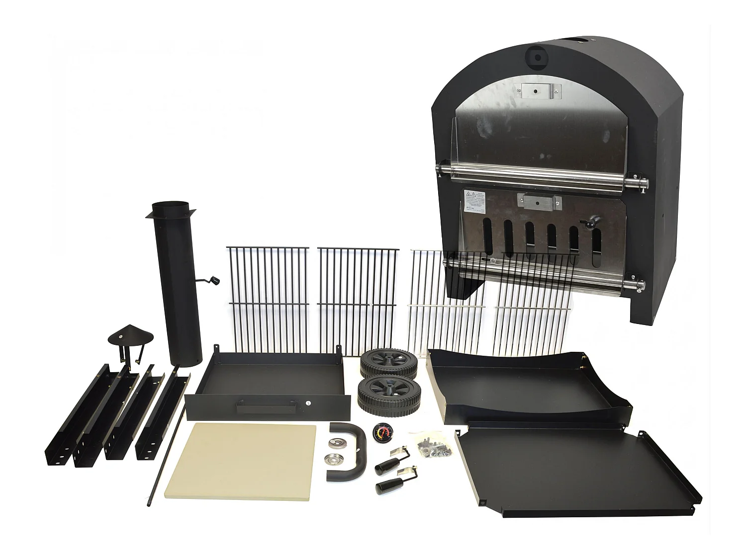 Forno esterno con pietra per pizza in ceramica
