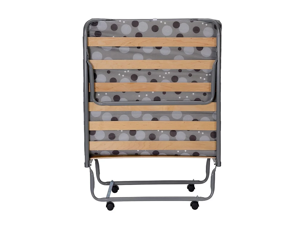 Lit pliant - 80x190 - Gain de place - 15 lattes bois Made in France - 1 personne