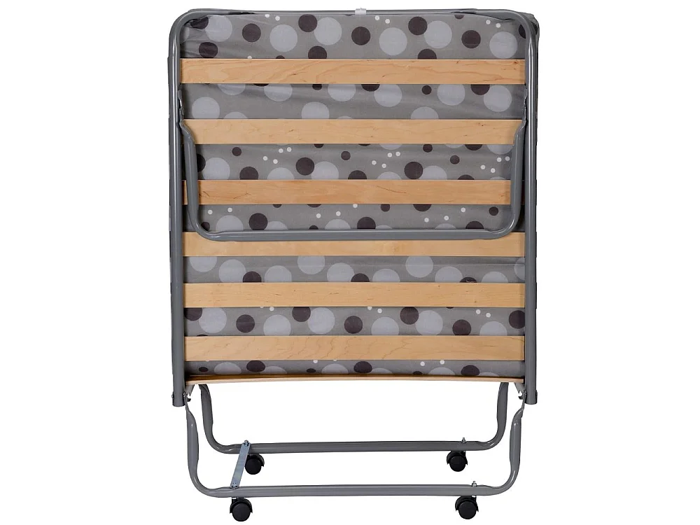 Lit pliant - 80x190 - Gain de place - 15 lattes bois Made in France - 1 personne