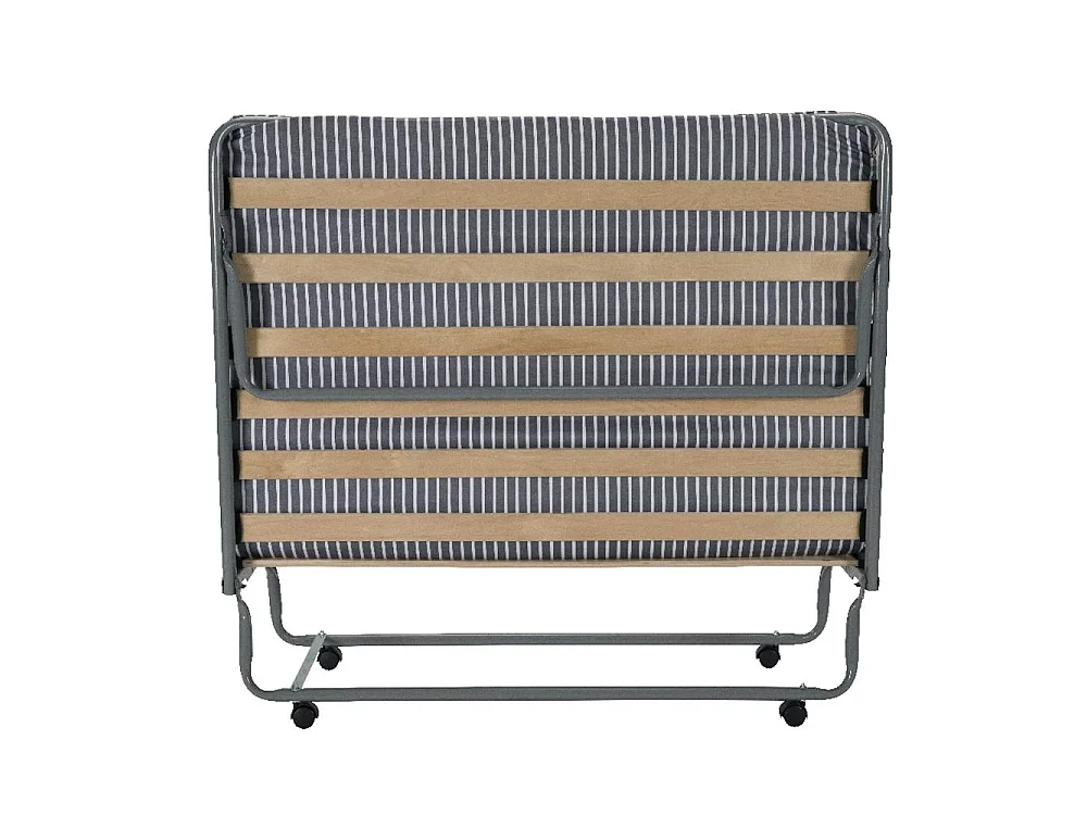 Lit pliant - 120x190 - Gain de place - 15 lattes bois Made in France - 1 / 2 personne