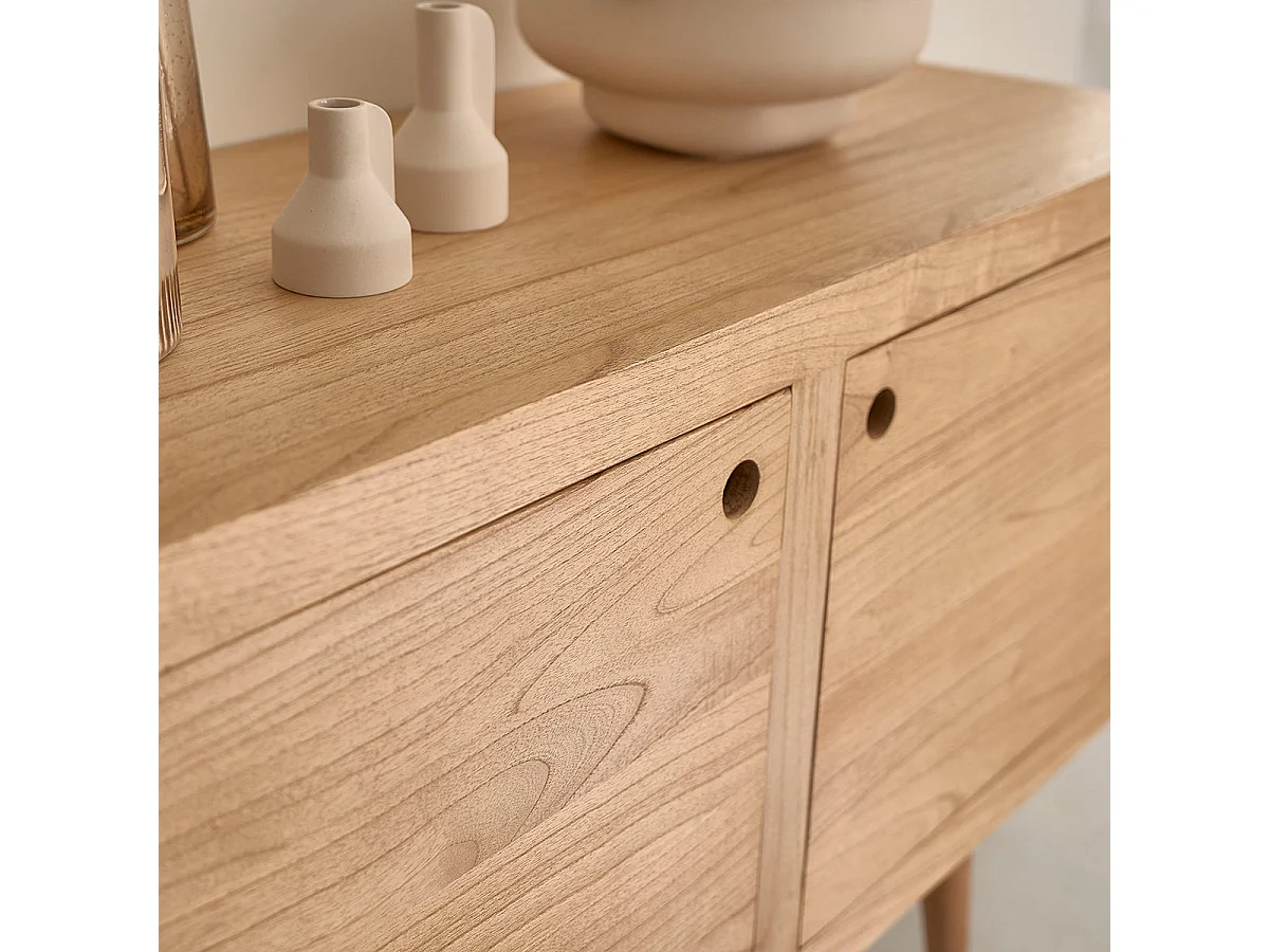 Commode en mindi massif 120 cm