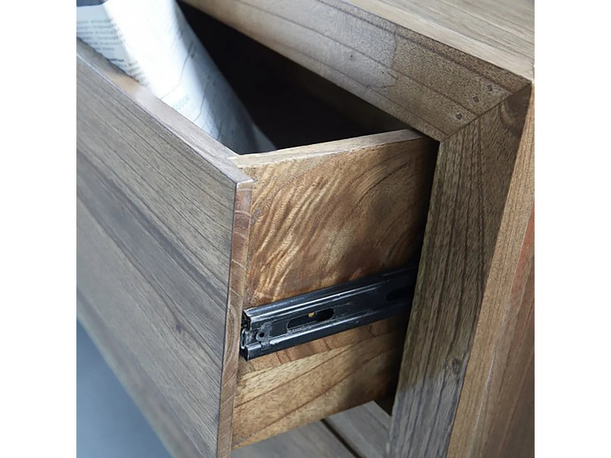 Commode en mindi massif 200 cm