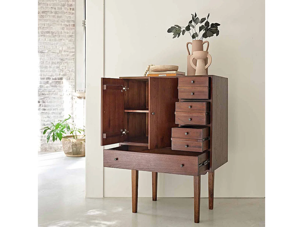 Comò in mogano massello 90 cm