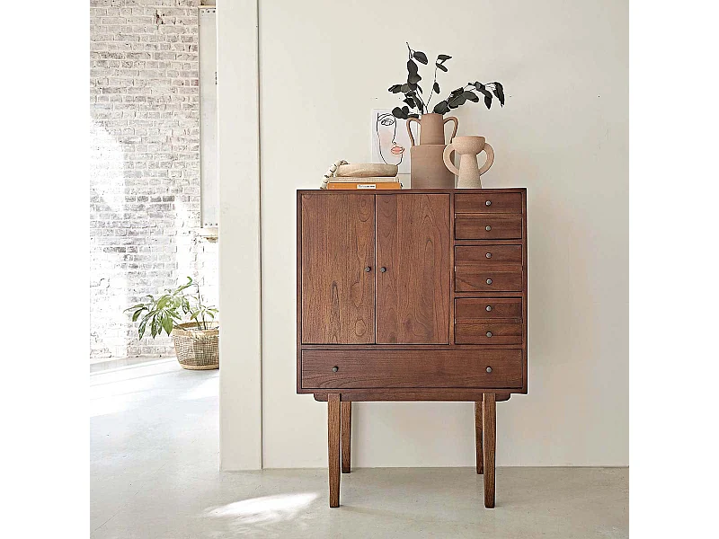 Comò in mogano massello 90 cm