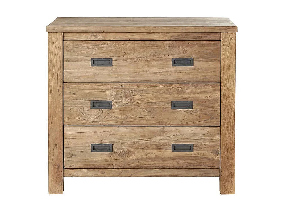 Comò in teak massello riciclato 90 cm