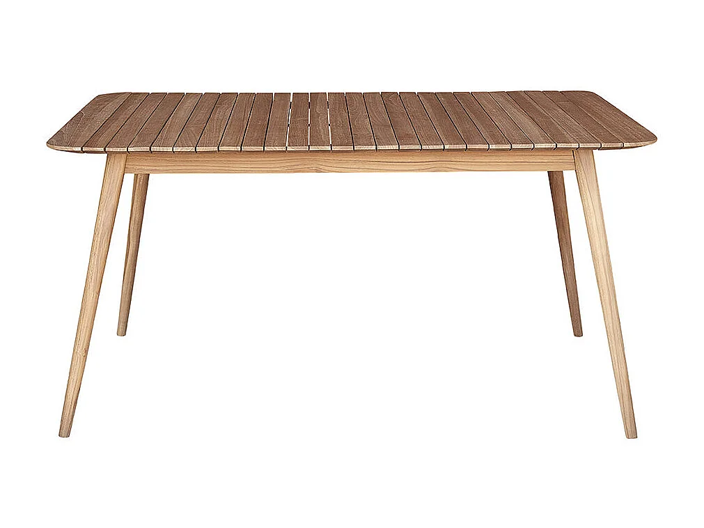 Table de jardin en teck massif 4/6 places