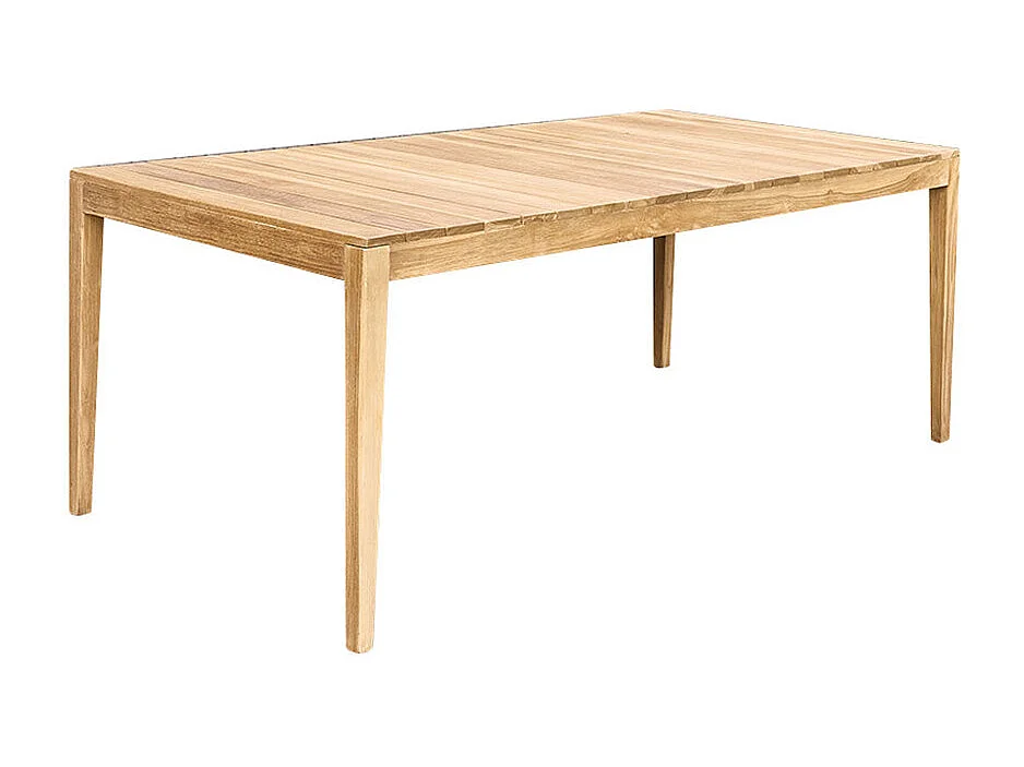 Table de jardin en teck massif 6/8p CALVI