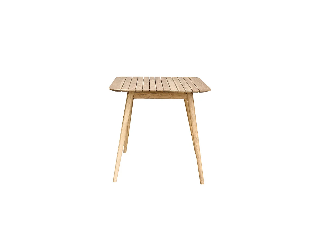 Sedia da giardino pieghevole in teak massello