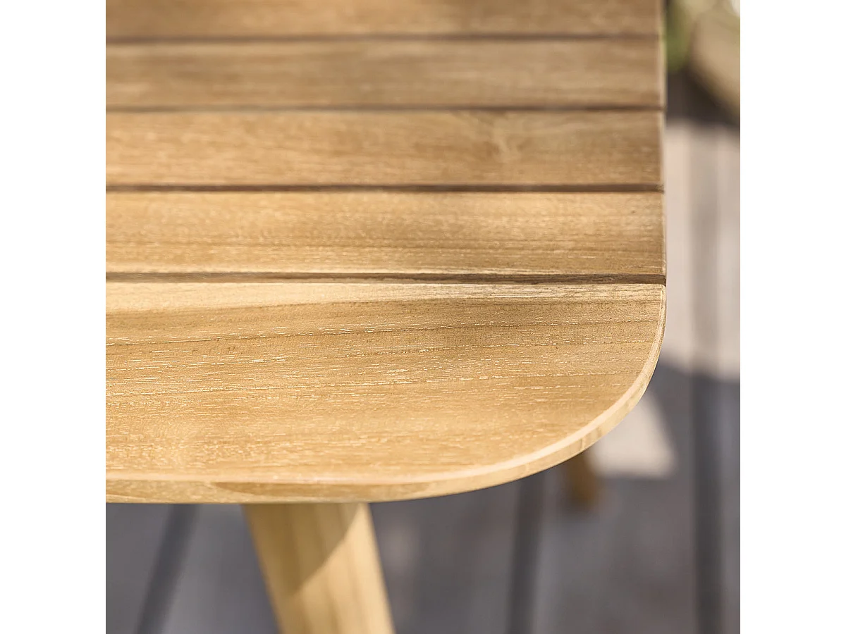 Sedia da giardino pieghevole in teak massello