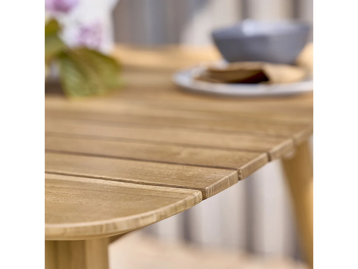 Sedia da giardino pieghevole in teak massello