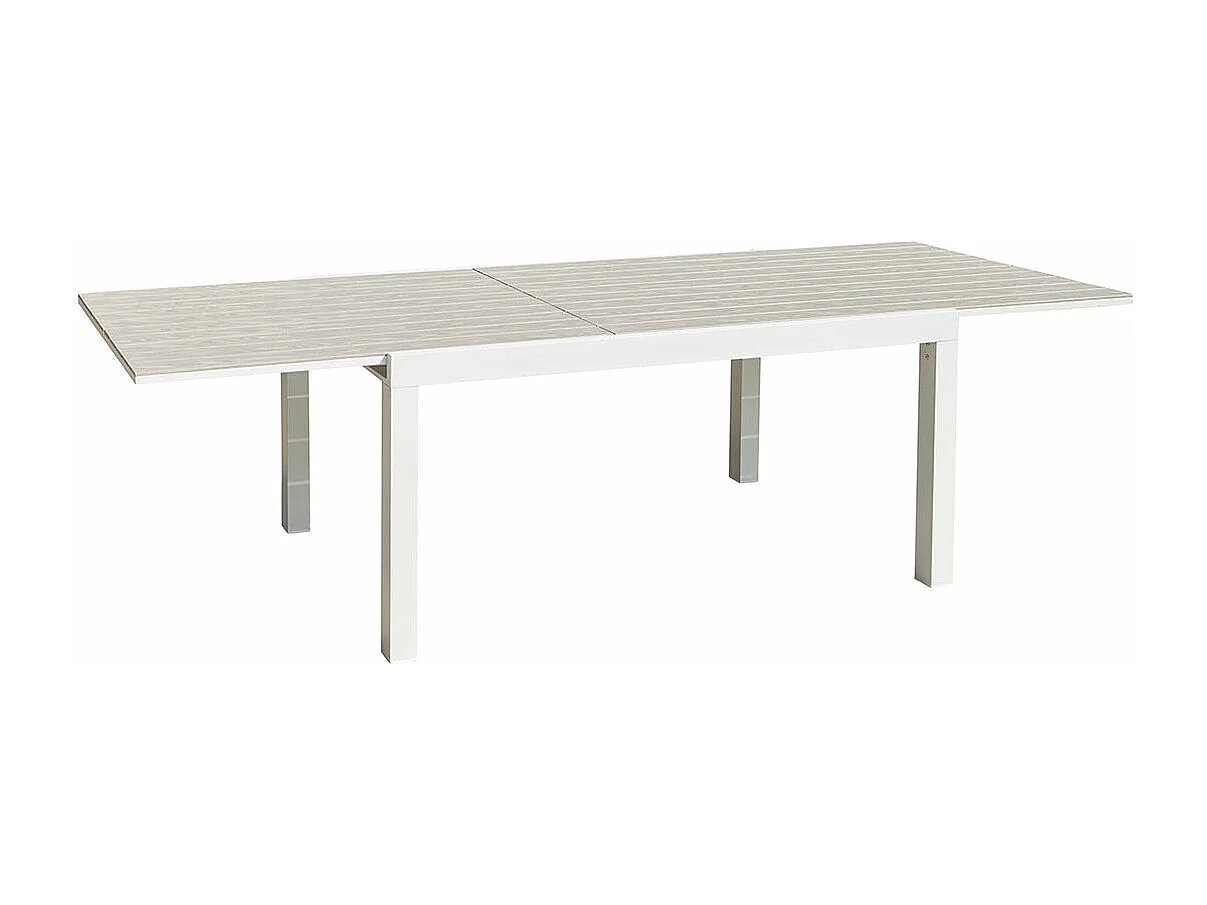 Table de jardin en aluminium extensible 6/10 places