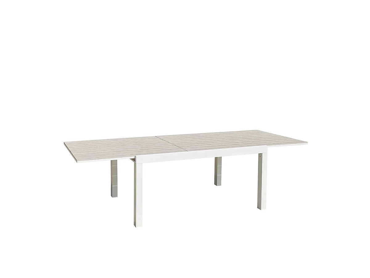 Table de jardin en aluminium extensible 6/10 places