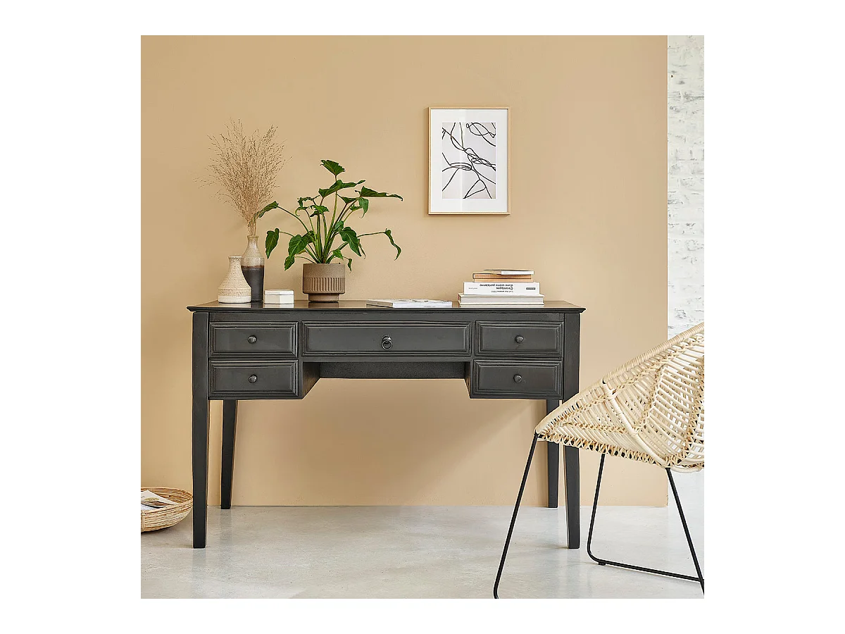 Escritorio de madera mango maciza