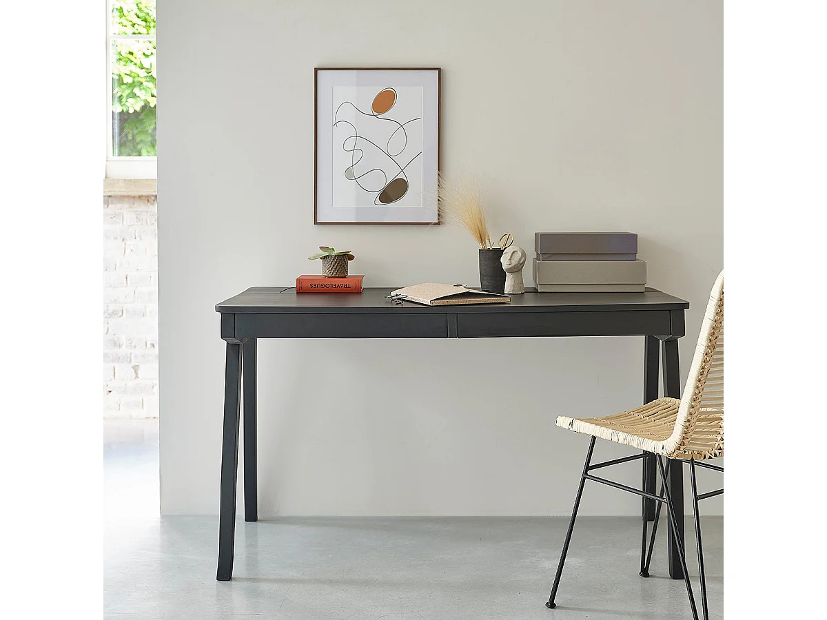 Bureau en manguier massif 130 cm