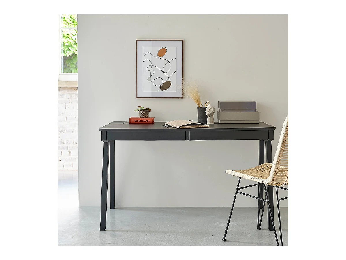 Bureau en manguier massif 130 cm