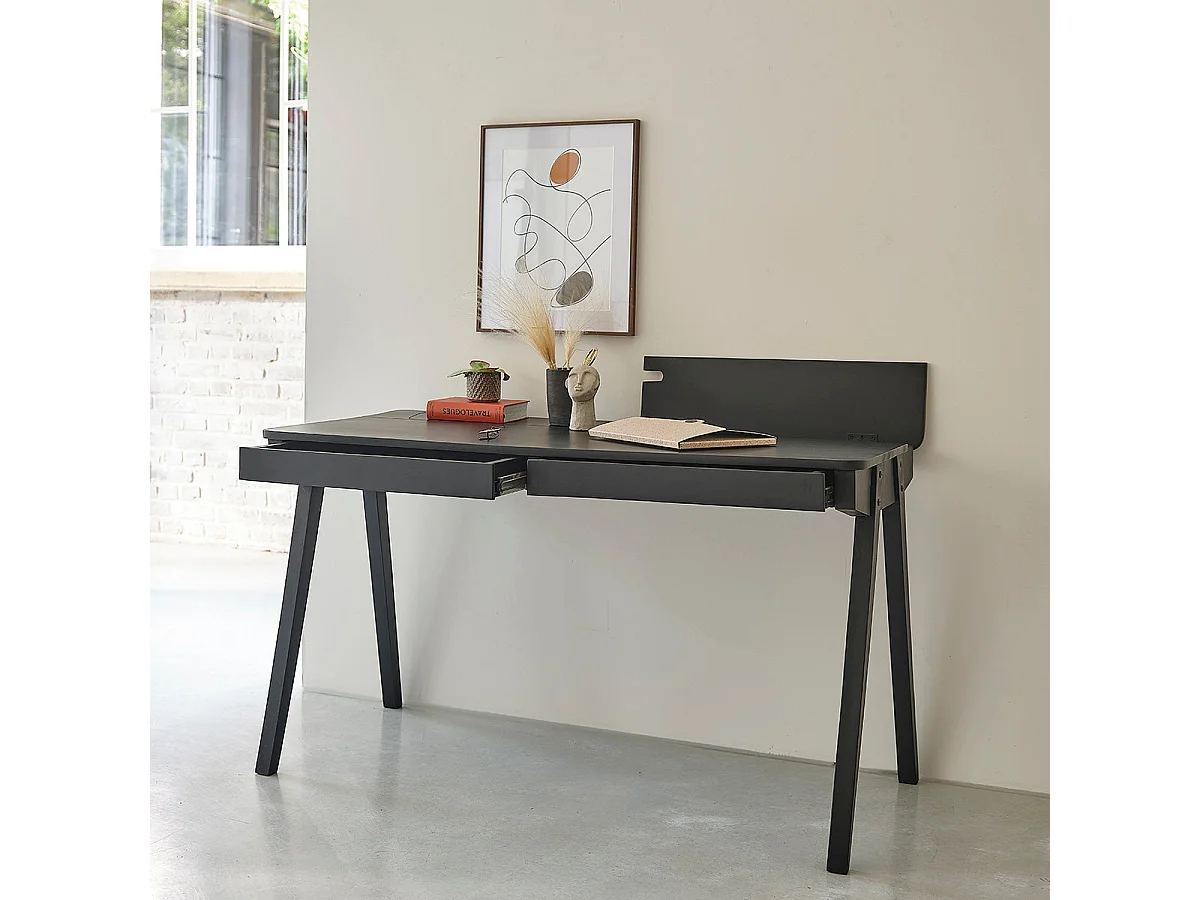 Bureau en manguier massif 130 cm