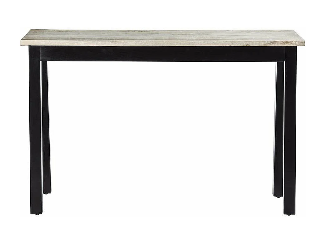 Console en acajou massif et teck 120 cm