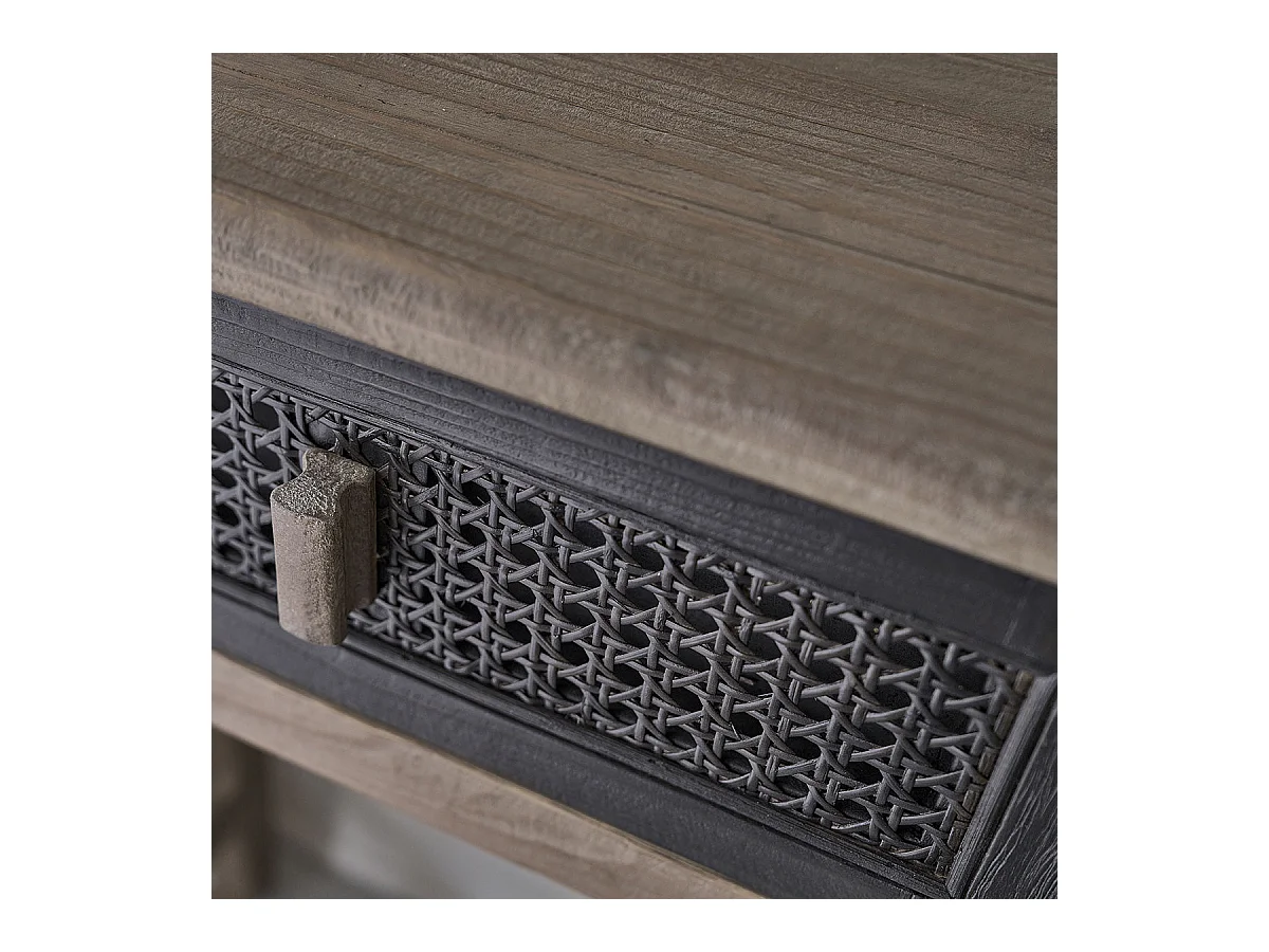 Console en bois recyclé massif 110 cm