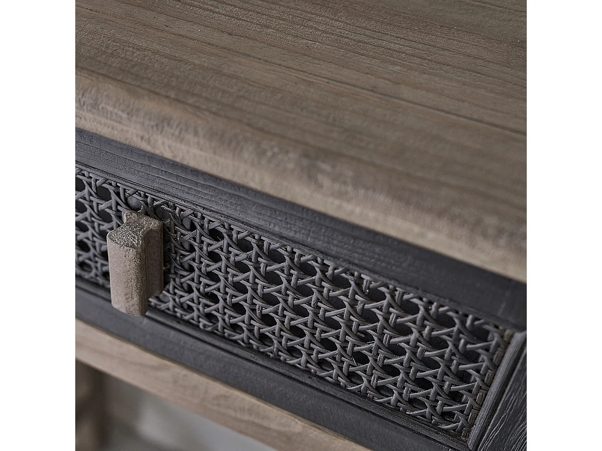 Console en bois recyclé massif 110 cm