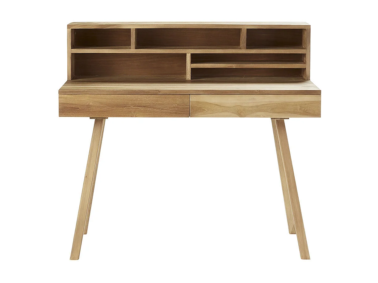 Scrivania in legno massello di teak