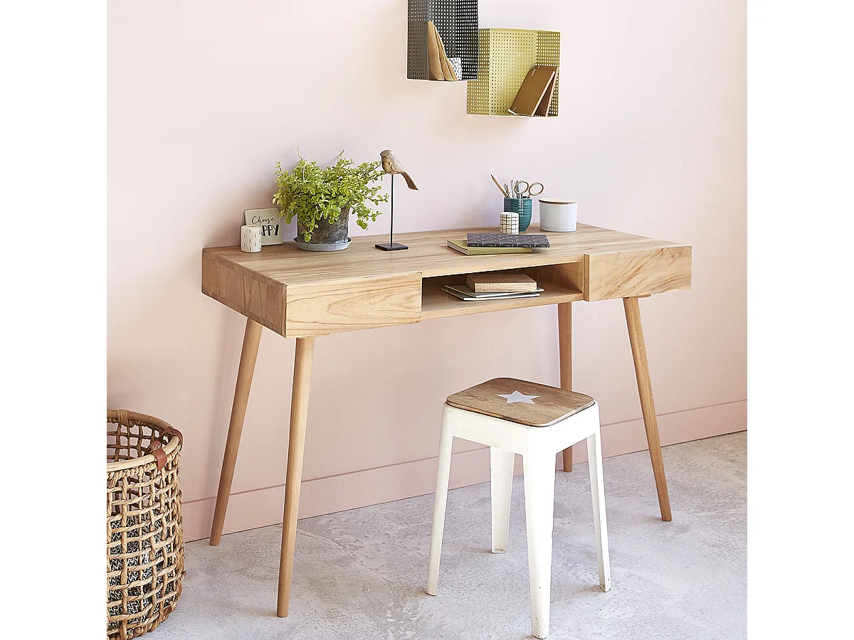 Scrivania in legno di teak