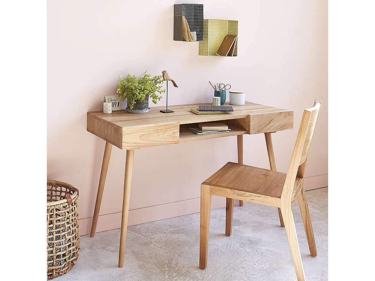 Scrivania in legno di teak