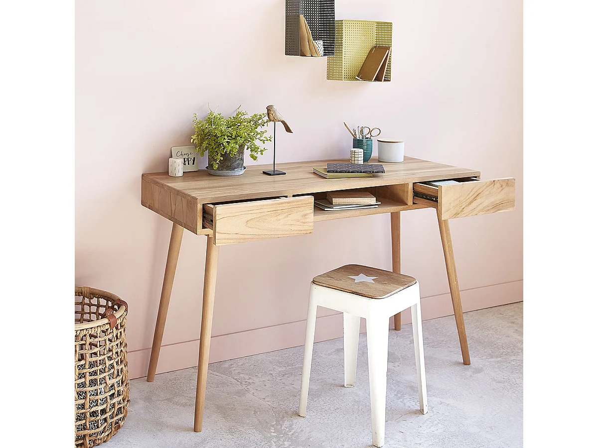 Scrivania in legno di teak