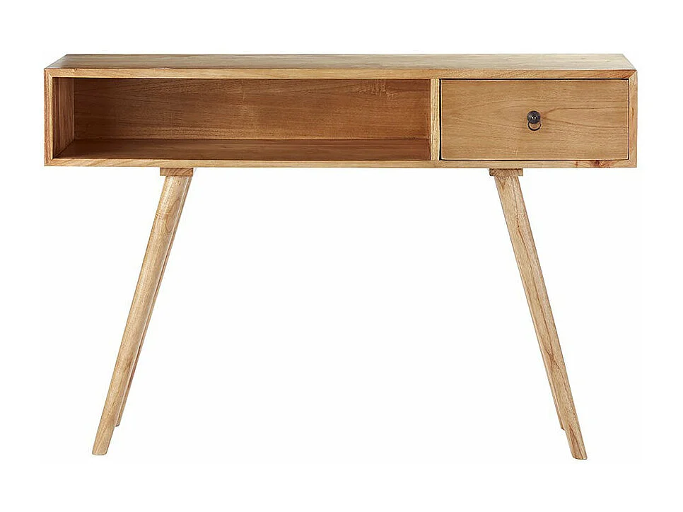 Consolle in legno massello di mindi