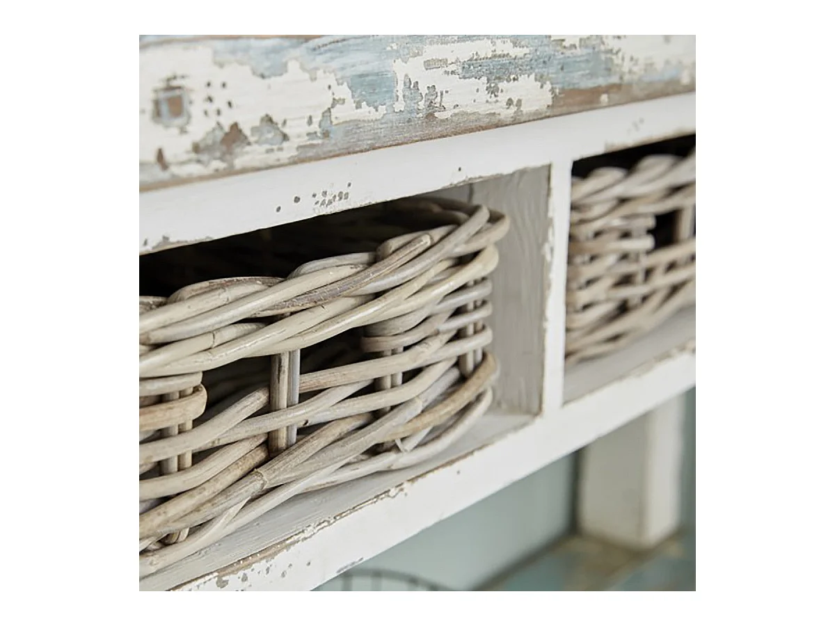 Console en bois recyclé massif 150 cm