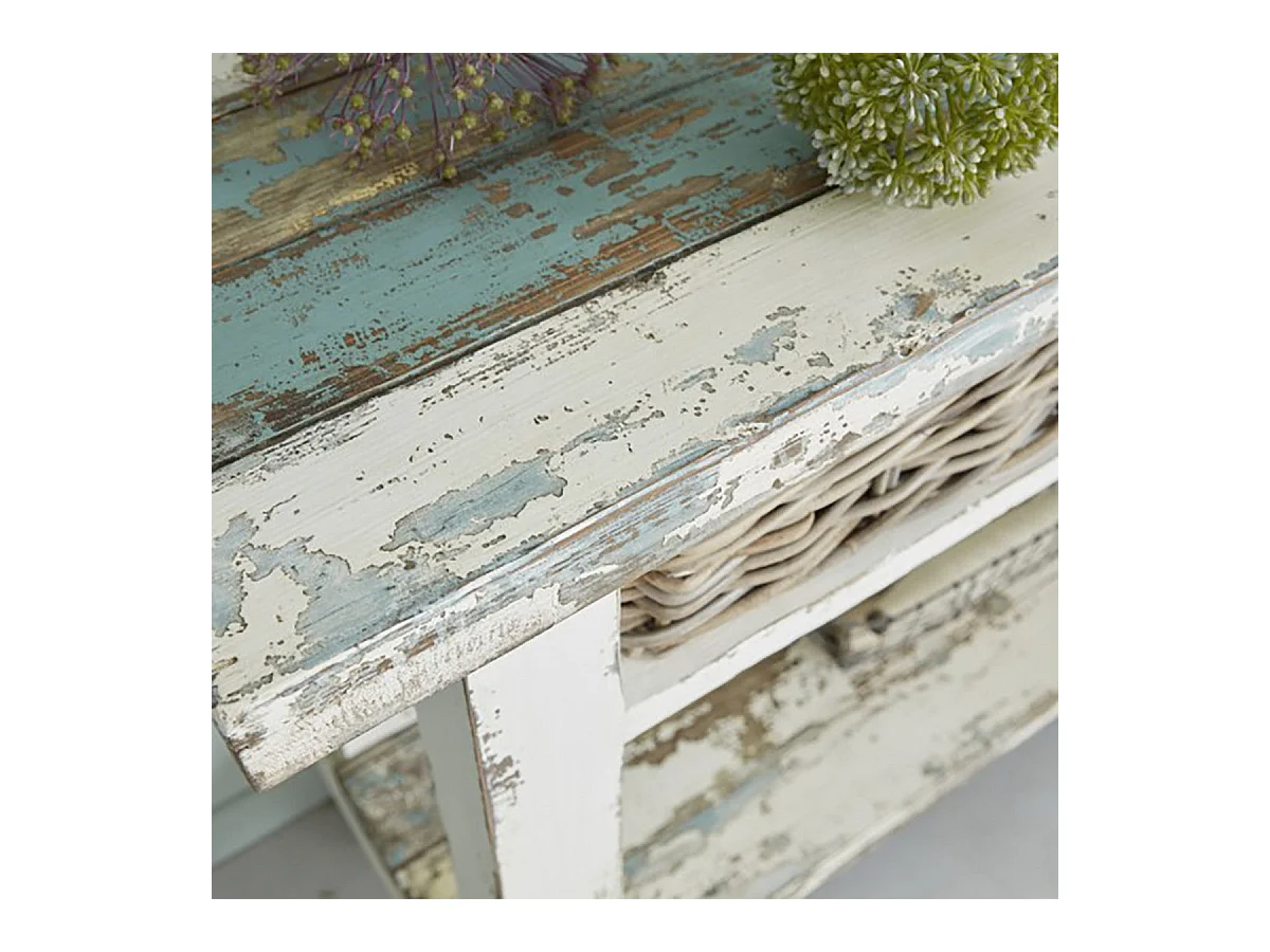 Console en bois recyclé massif 150 cm