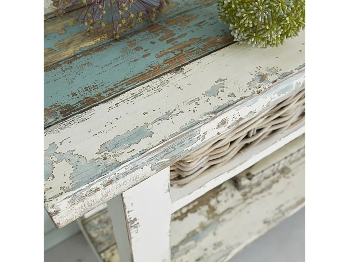 Console en bois recyclé massif 150 cm