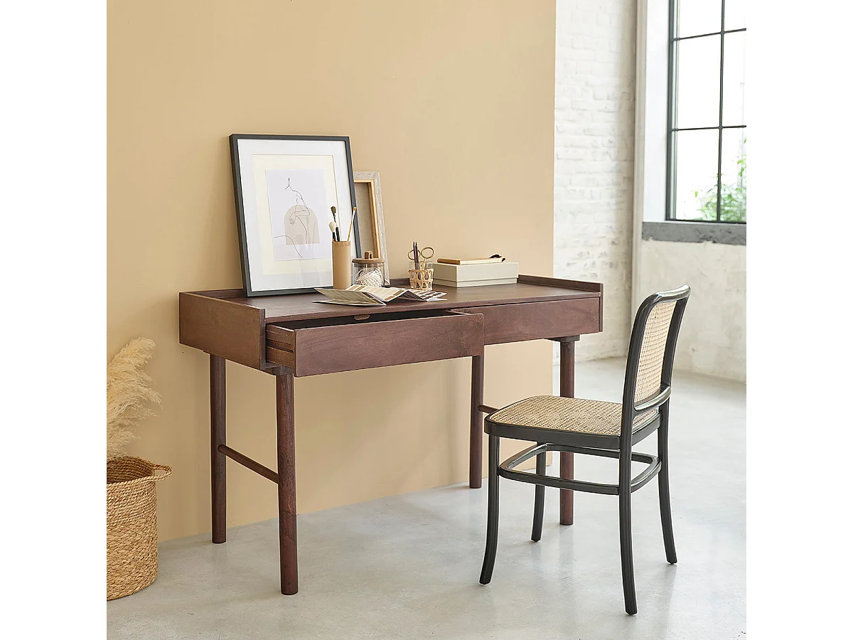 Bureau en manguier massif 125 cm